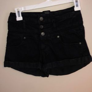 High rise shorts